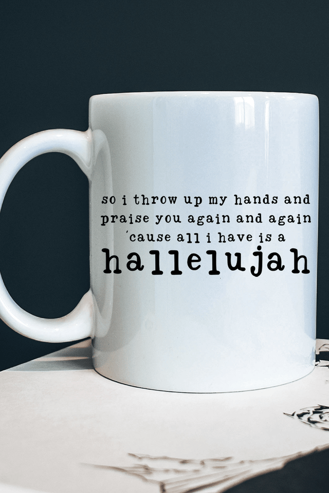Praise You Again, Hallelujah Ceramic Mug - Wholesale Accessory Market