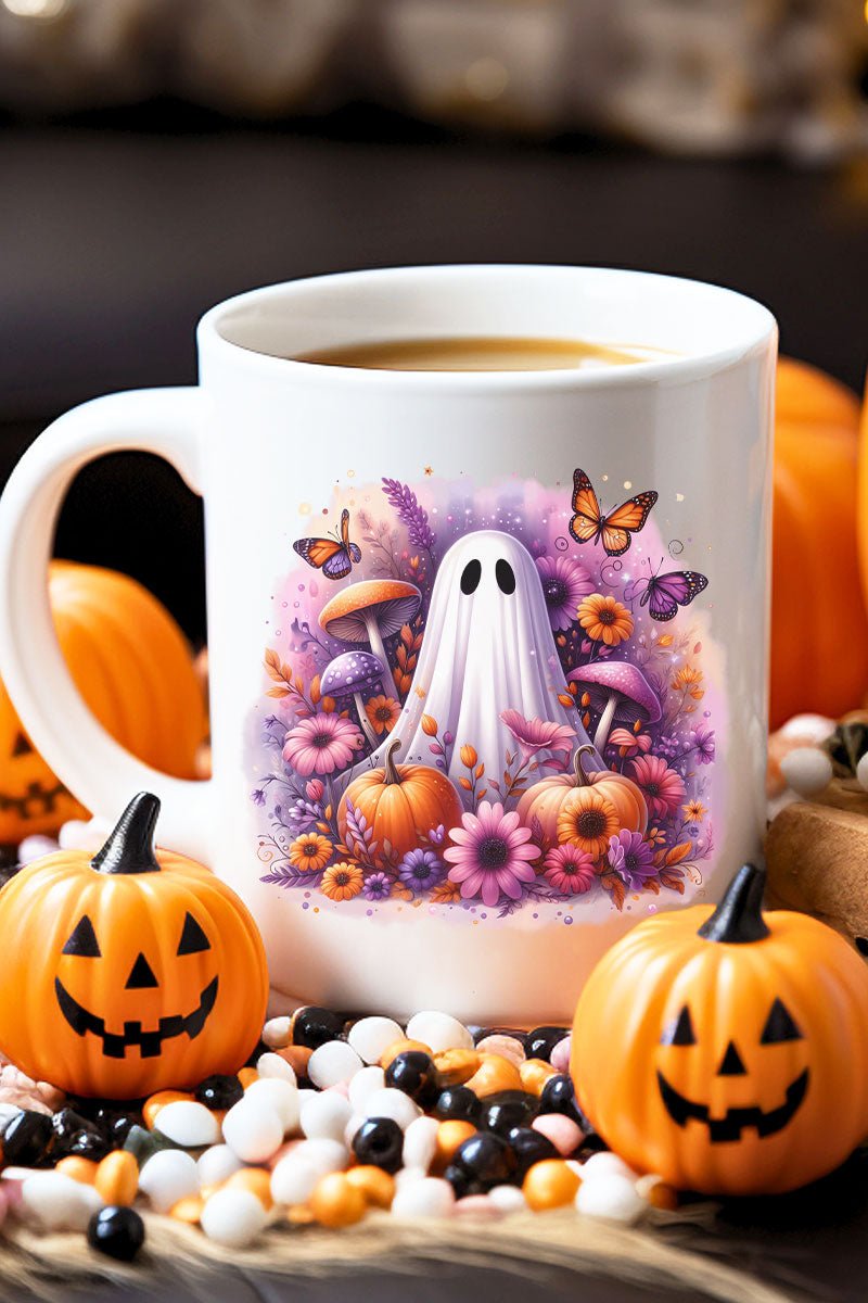 Purple Boho Boo Ceramic Mug - Wholesale Accessory Market