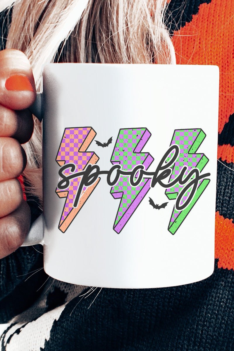 Spooky Neon Lightning Ceramic Mug - Wholesale Accessory Market