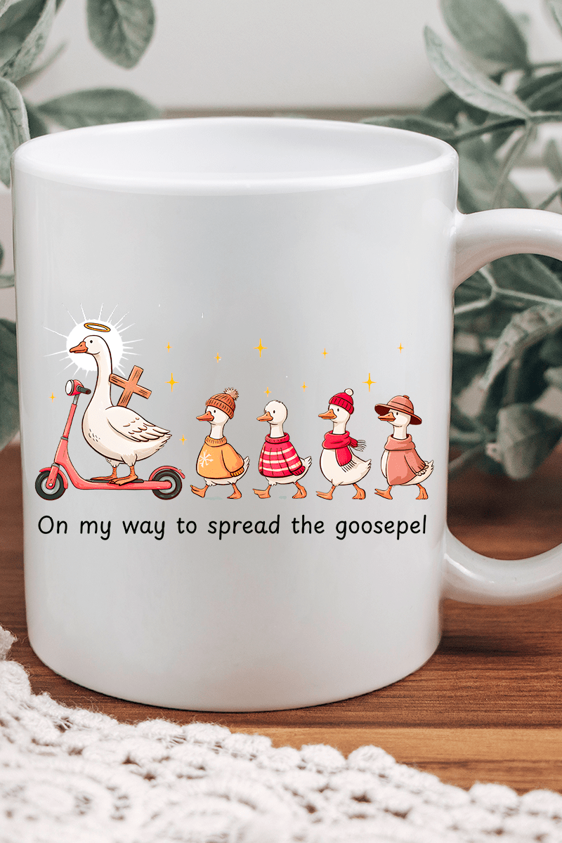 Spread The Goosepel Ceramic Mug - Wholesale Accessory Market