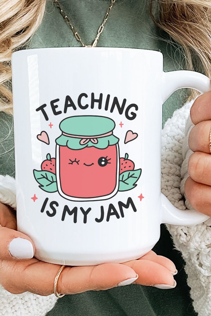 Teaching Is My Jam Ceramic Mug - Wholesale Accessory Market