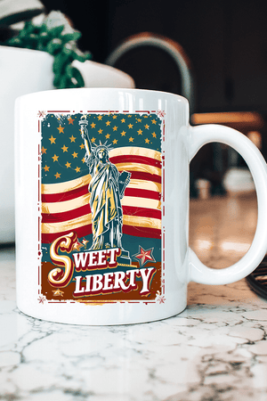 Vintage Sweet Liberty Ceramic Mug - Wholesale Accessory Market