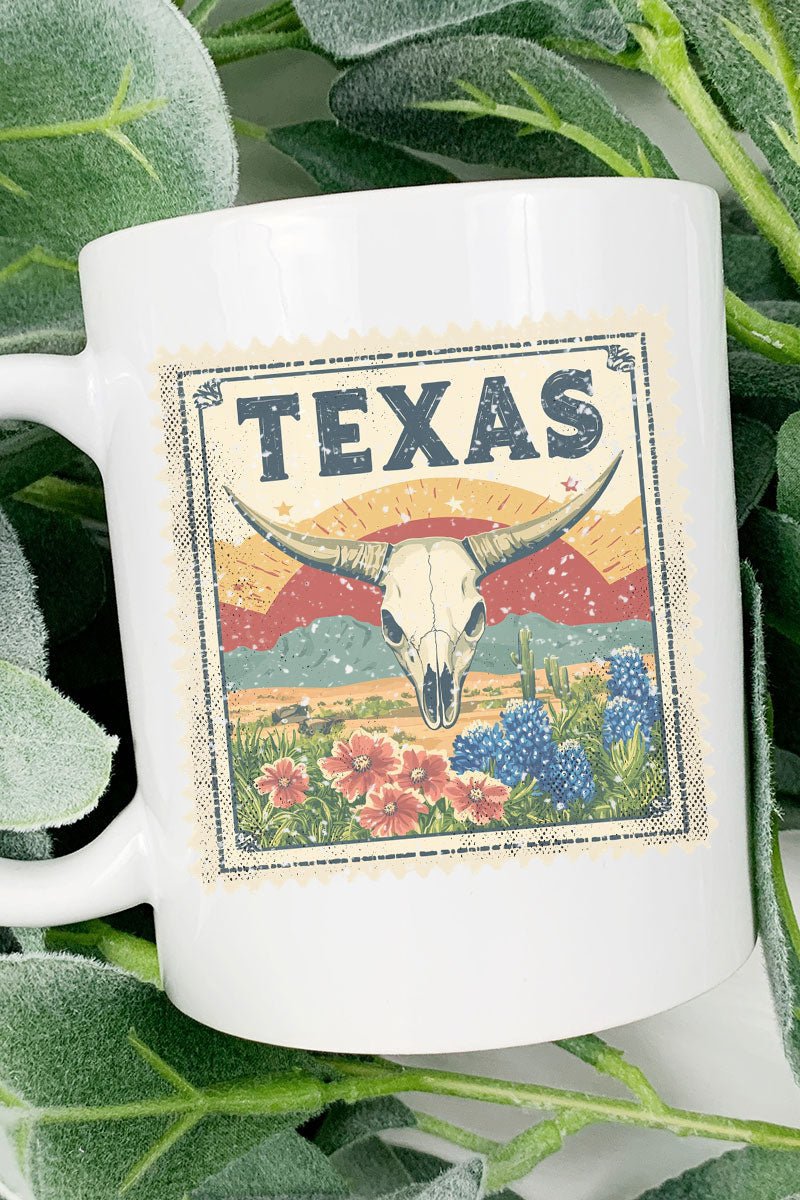 Vintage Texas Stamp Ceramic Mug - Wholesale Accessory Market