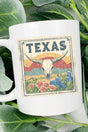 Vintage Texas Stamp Ceramic Mug - Wholesale Accessory Market