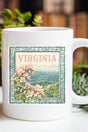 Vintage Virginia Stamp Ceramic Mug - Wholesale Accessory Market