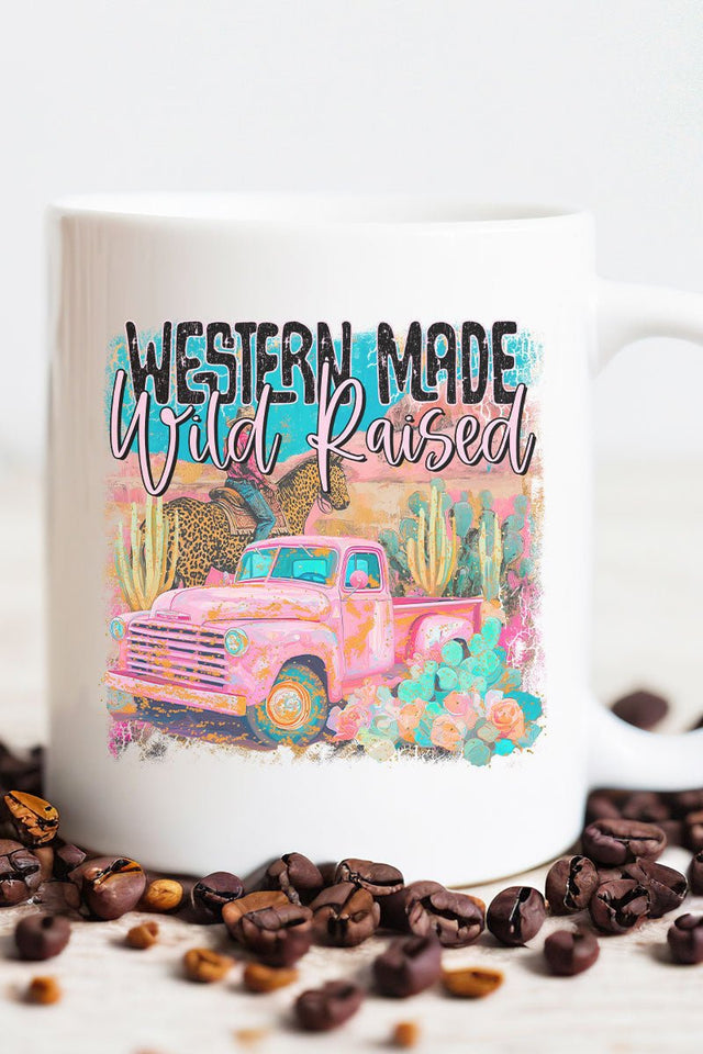 Western Made Wild Raised Ceramic Mug - Wholesale Accessory Market