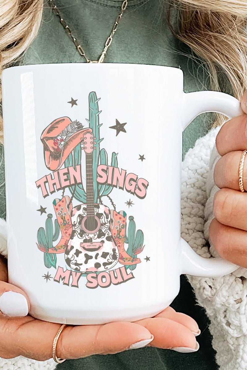 Western Then Sings My Soul Ceramic Mug - Wholesale Accessory Market