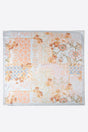 Florence Dream Aqua Square Satin Scarf - Wholesale Accessory Market