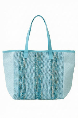 Del Mar Days Aqua Tote Bag - Wholesale Accessory Market