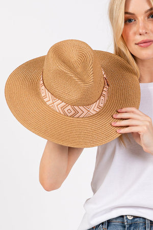 Pagosa Springs Taupe Straw Hat - Wholesale Accessory Market