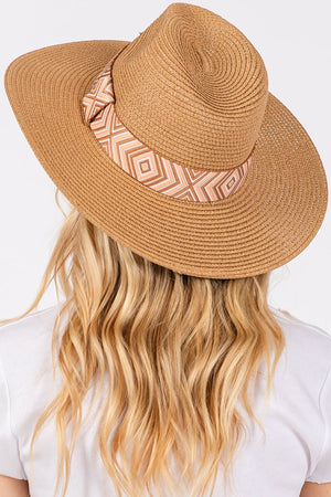 Pagosa Springs Taupe Straw Hat - Wholesale Accessory Market