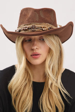 Dodge City Drifter Brown Vintage Felt Cowgirl Hat - Wholesale Accessory Market