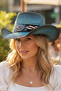 Liberty Range Dusty Blue Straw Cowgirl Hat - Wholesale Accessory Market