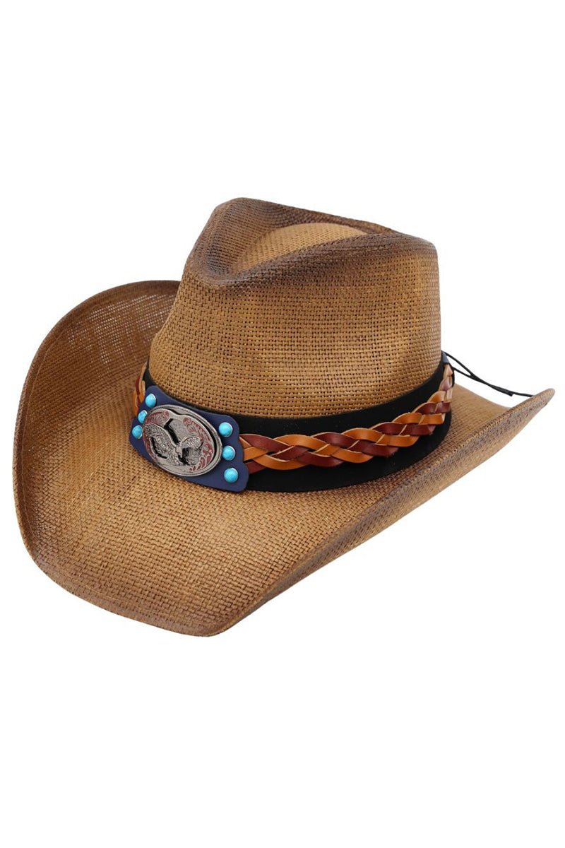 Liberty Range Taupe Straw Cowgirl Hat - Wholesale Accessory Market