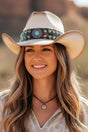 Canyon Azul Ivory Straw Cowgirl Hat - Wholesale Accessory Market