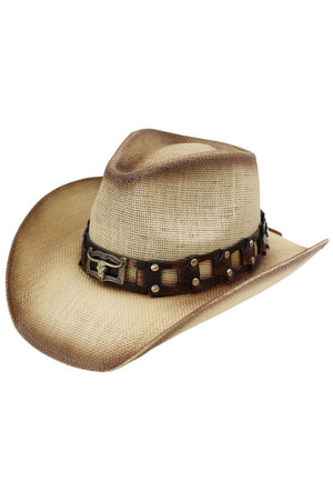 Sedona Steel Beige Straw Cowgirl Hat - Wholesale Accessory Market
