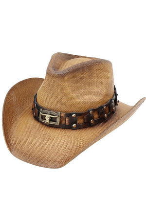 Sedona Steel Taupe Straw Cowgirl Hat - Wholesale Accessory Market