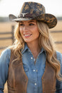 Sidewinder Brown Snakeskin Cowgirl Hat - Wholesale Accessory Market