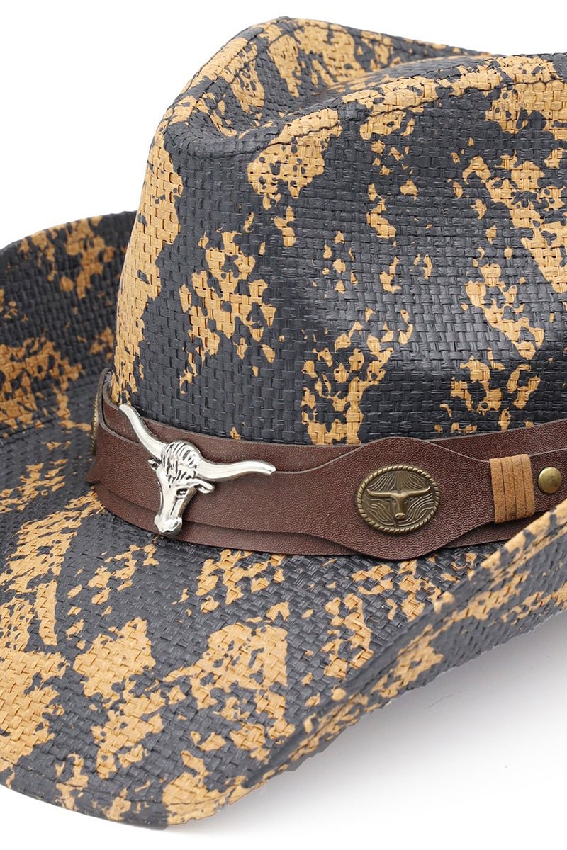 Sidewinder Brown Snakeskin Cowgirl Hat - Wholesale Accessory Market