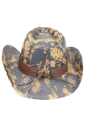 Sidewinder Brown Snakeskin Cowgirl Hat - Wholesale Accessory Market
