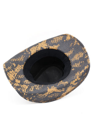 Sidewinder Brown Snakeskin Cowgirl Hat - Wholesale Accessory Market