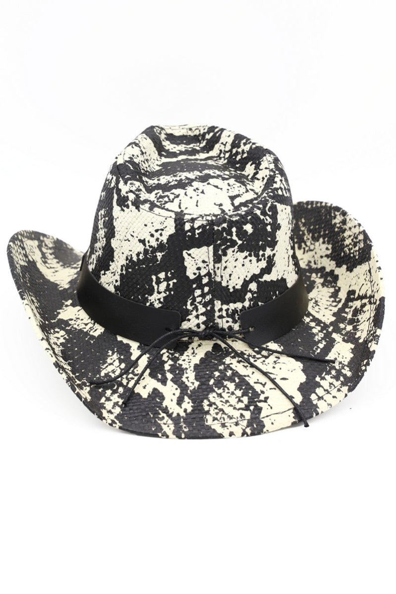 Sidewinder Ivory Snakeskin Cowgirl Hat - Wholesale Accessory Market