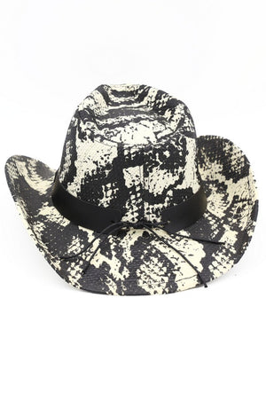 Sidewinder Ivory Snakeskin Cowgirl Hat - Wholesale Accessory Market