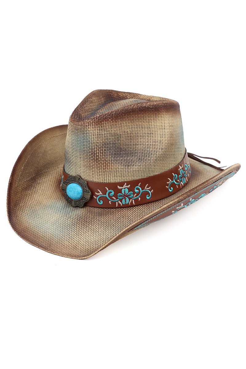 Durango Dreams Beige Washed Straw Cowgirl Hat - Wholesale Accessory Market