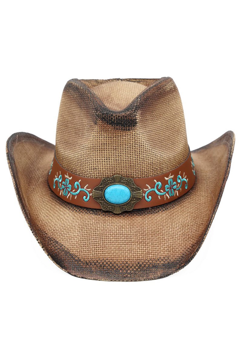 Durango Dreams Taupe Washed Straw Cowgirl Hat - Wholesale Accessory Market