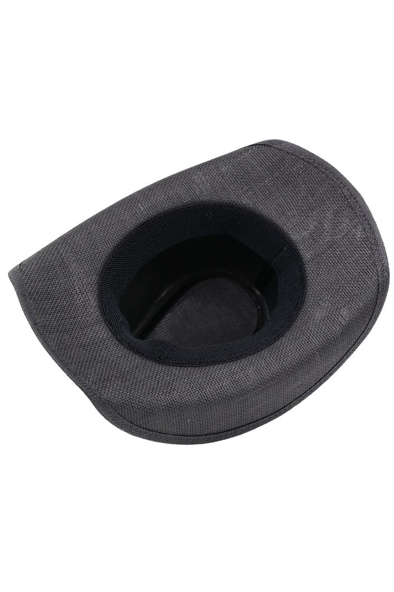 Laguna Vista Black Distressed Straw Cowgirl Hat - Wholesale Accessory Market