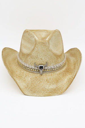 Dust & Grit Beige Vintage Cowgirl Hat - Wholesale Accessory Market