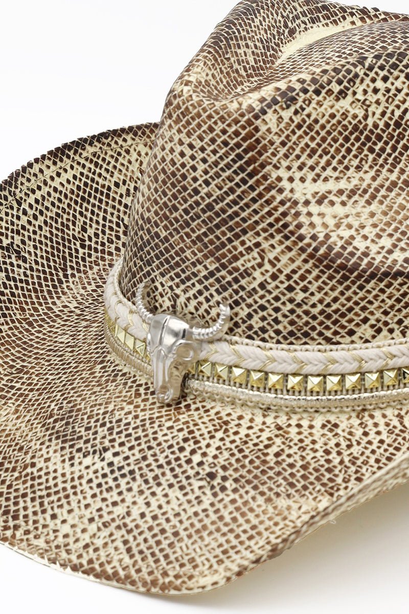 Dust & Grit Brown Vintage Cowgirl Hat - Wholesale Accessory Market