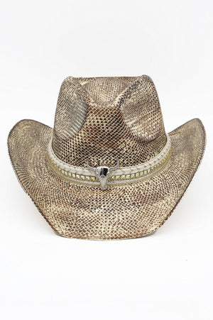Dust & Grit Brown Vintage Cowgirl Hat - Wholesale Accessory Market