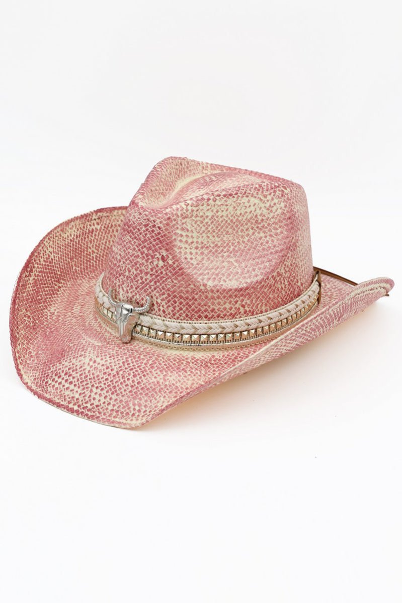Dust & Grit Pink Vintage Cowgirl Hat | Wholesale Accessory Market