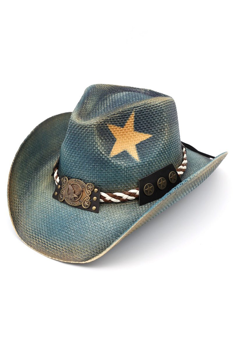 Frontier Freedom Navy Distressed Cowgirl Hat - Wholesale Accessory Market