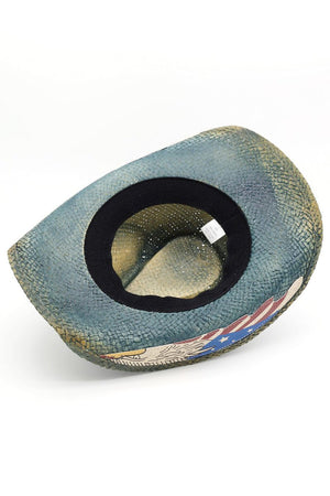 American Grit Navy Distressed Cowgirl Hat - Wholesale Accessory Market