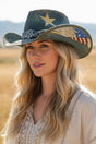 American Grit Navy Distressed Cowgirl Hat - Wholesale Accessory Market