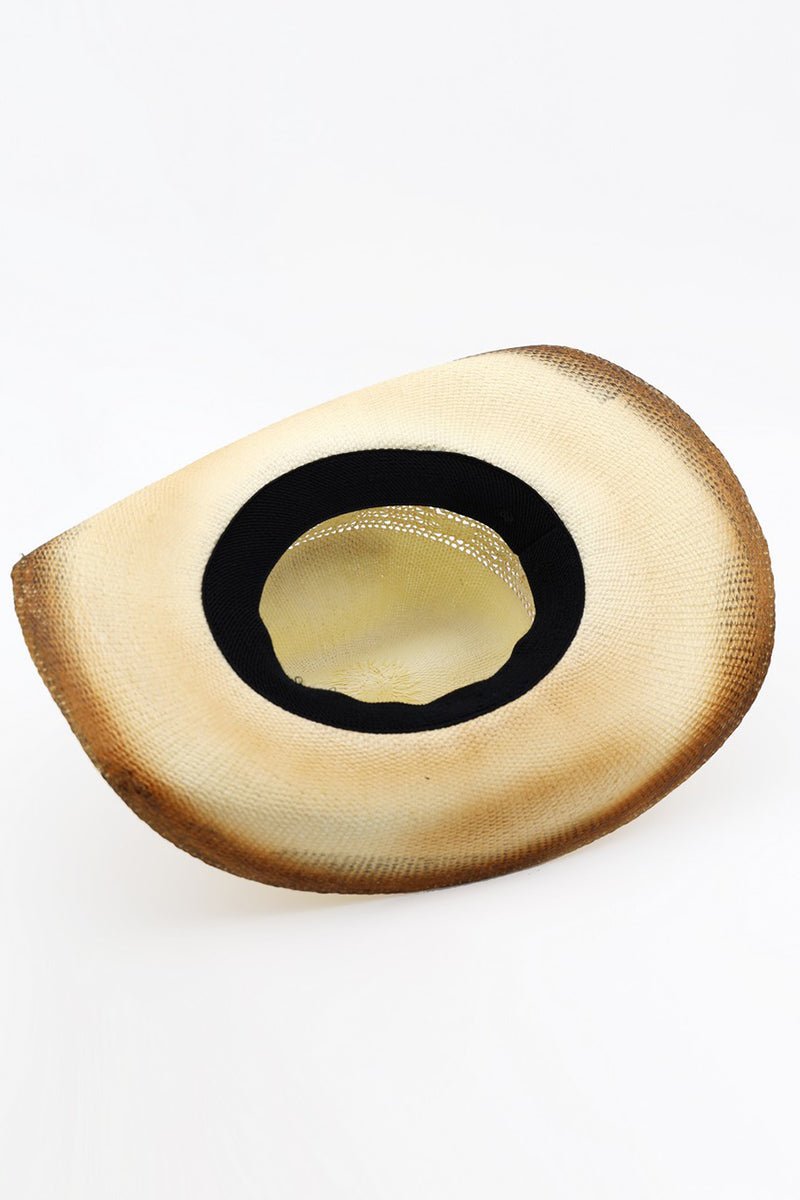 Desert Ember Beige Distressed Cowgirl Hat - Wholesale Accessory Market
