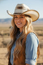 Desert Ember Ivory Distressed Cowgirl Hat - Wholesale Accessory Market