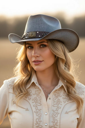 Modern Outlaw Denim Rustic Cowgirl Hat - Wholesale Accessory Market
