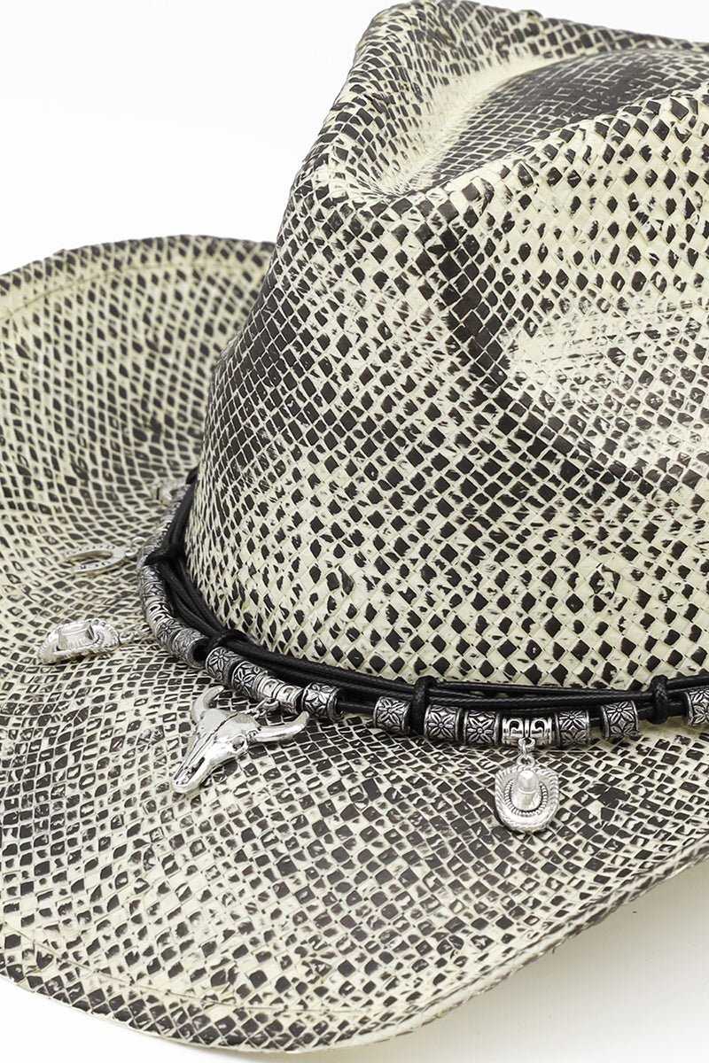 Canyon Rogue Charm Black Vintage Cowgirl Hat - Wholesale Accessory Market