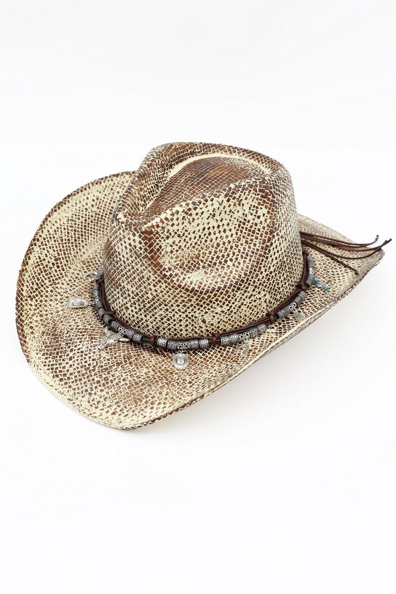 Canyon Rogue Charm Taupe Vintage Cowgirl Hat - Wholesale Accessory Market