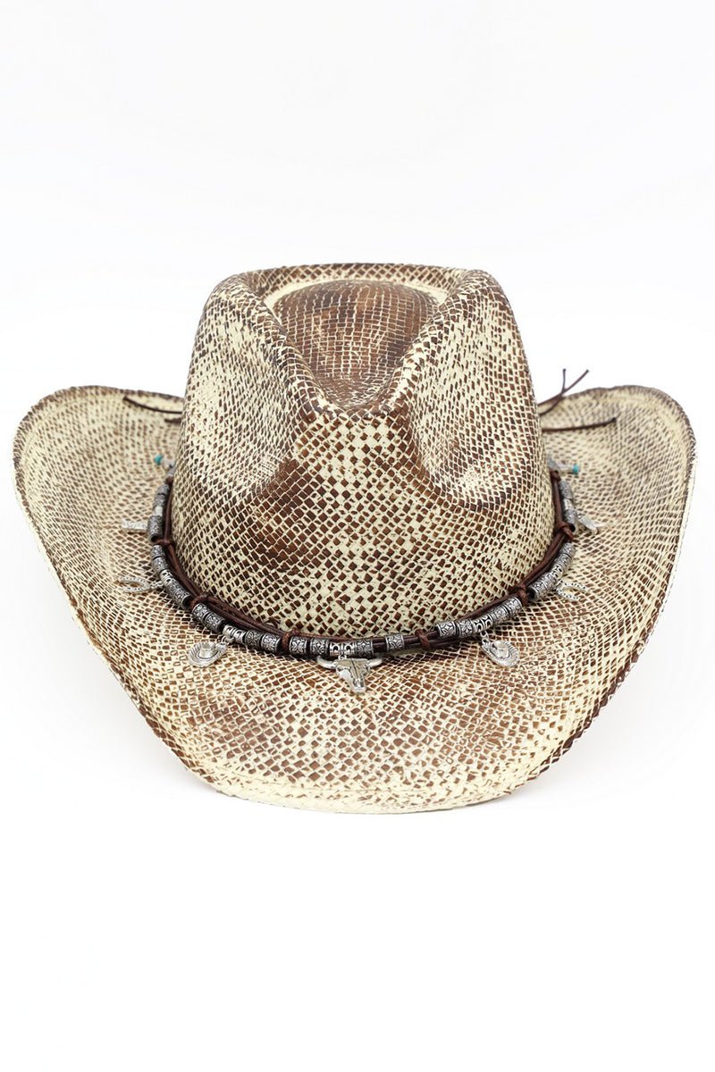 Canyon Rogue Charm Taupe Vintage Cowgirl Hat - Wholesale Accessory Market