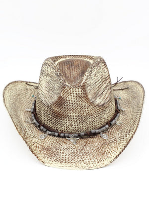 Canyon Rogue Charm Taupe Vintage Cowgirl Hat - Wholesale Accessory Market