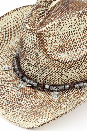 Canyon Rogue Charm Taupe Vintage Cowgirl Hat - Wholesale Accessory Market
