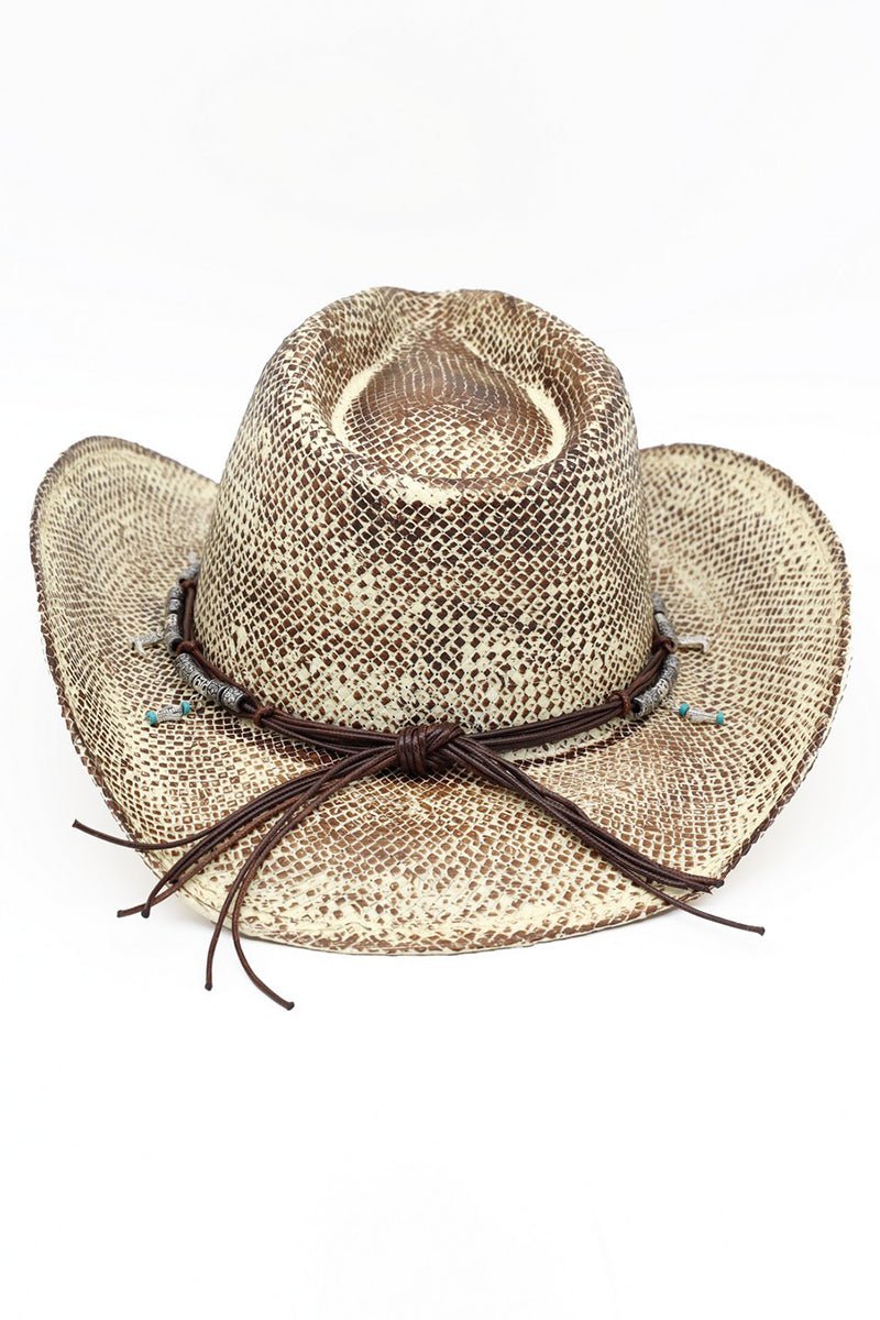 Canyon Rogue Charm Taupe Vintage Cowgirl Hat - Wholesale Accessory Market