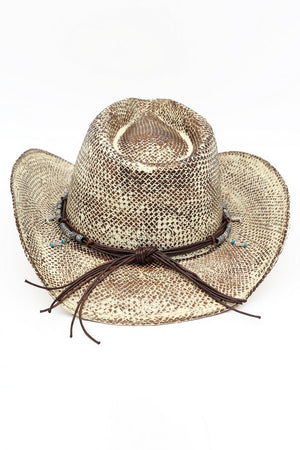 Canyon Rogue Charm Taupe Vintage Cowgirl Hat - Wholesale Accessory Market