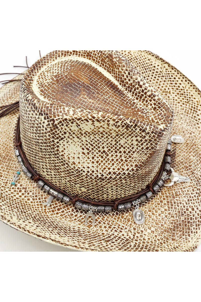 Canyon Rogue Charm Taupe Vintage Cowgirl Hat - Wholesale Accessory Market