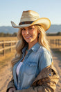 Desert Drifter Beige Aged Cowgirl Hat - Wholesale Accessory Market