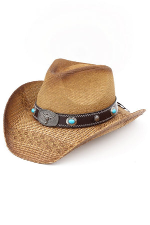 Winslow Wave Taupe Straw Cowgirl Hat - Wholesale Accessory Market